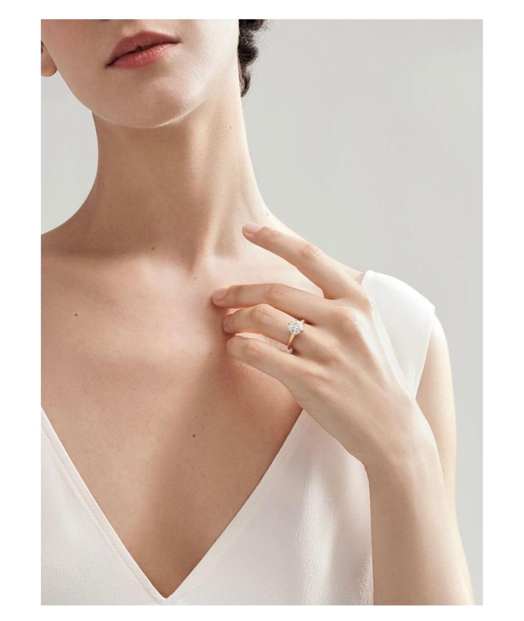 TIFFANY&CO Белое кольцо из желтого золота, фото 4