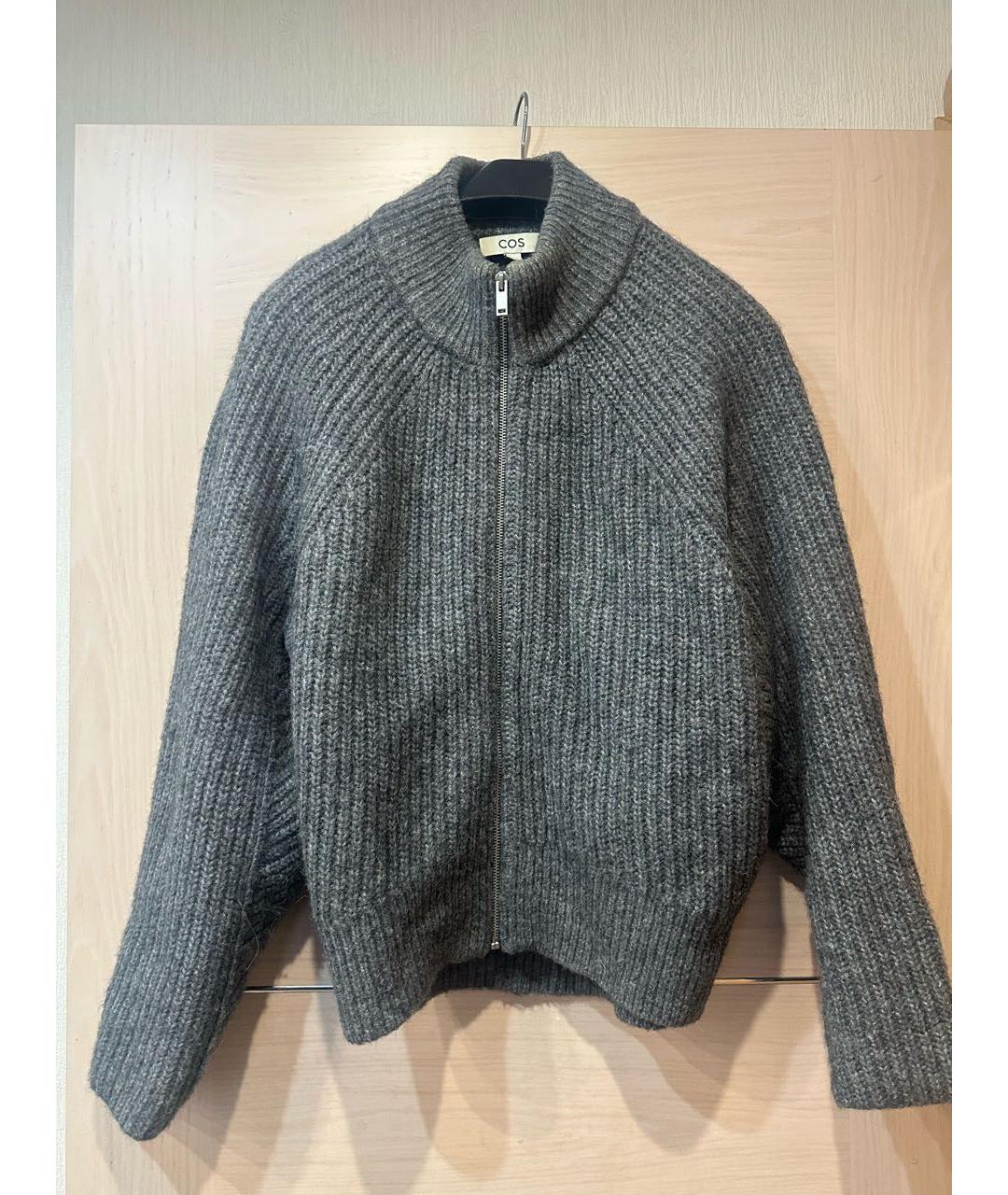 COS Серый шерстяной кардиган, фото 2