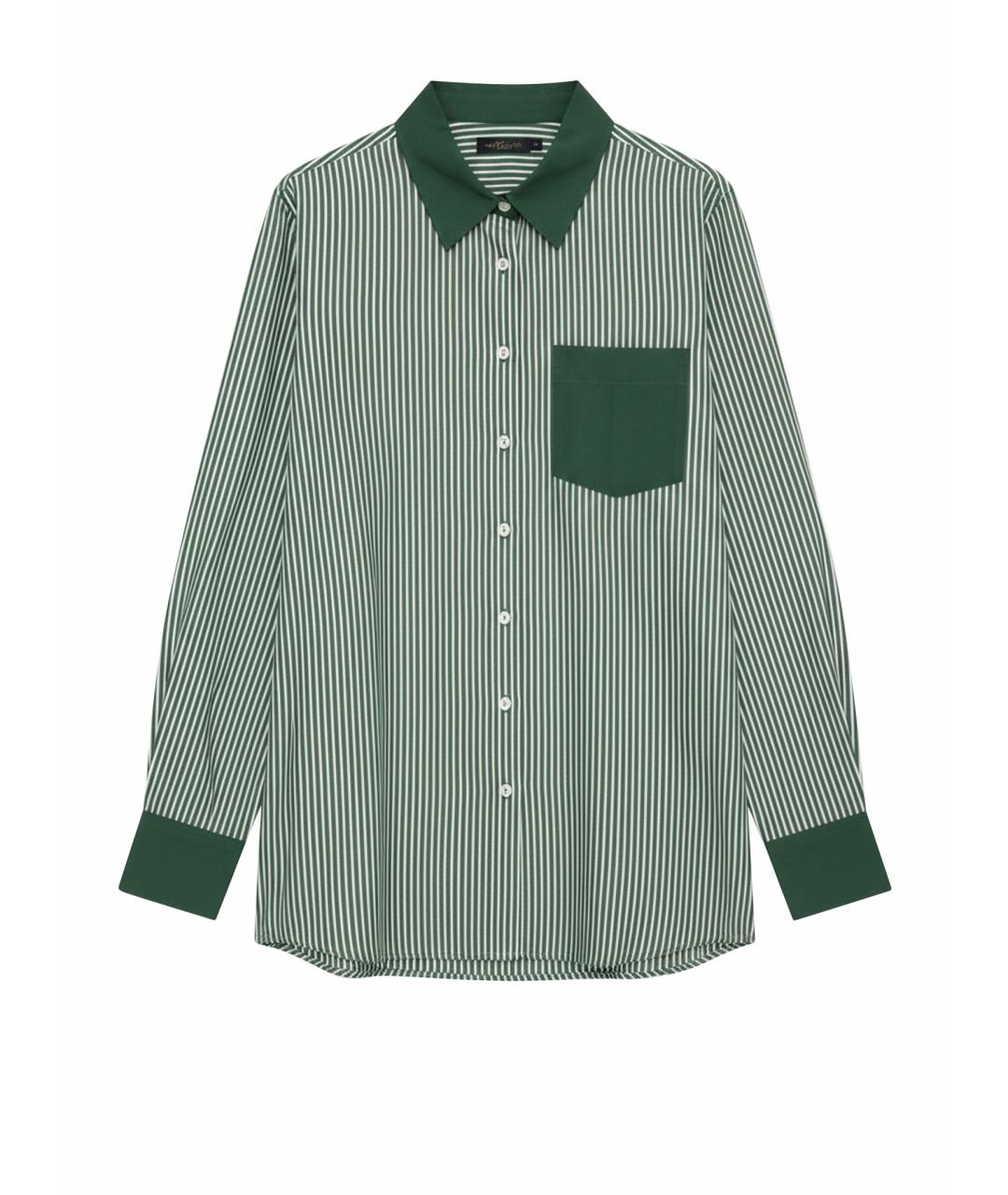 BROOKS Зеленая хлопковая рубашка, фото 1