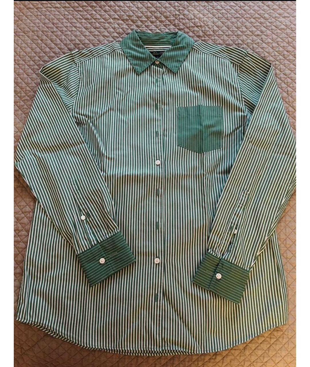 BROOKS Зеленая хлопковая рубашка, фото 5