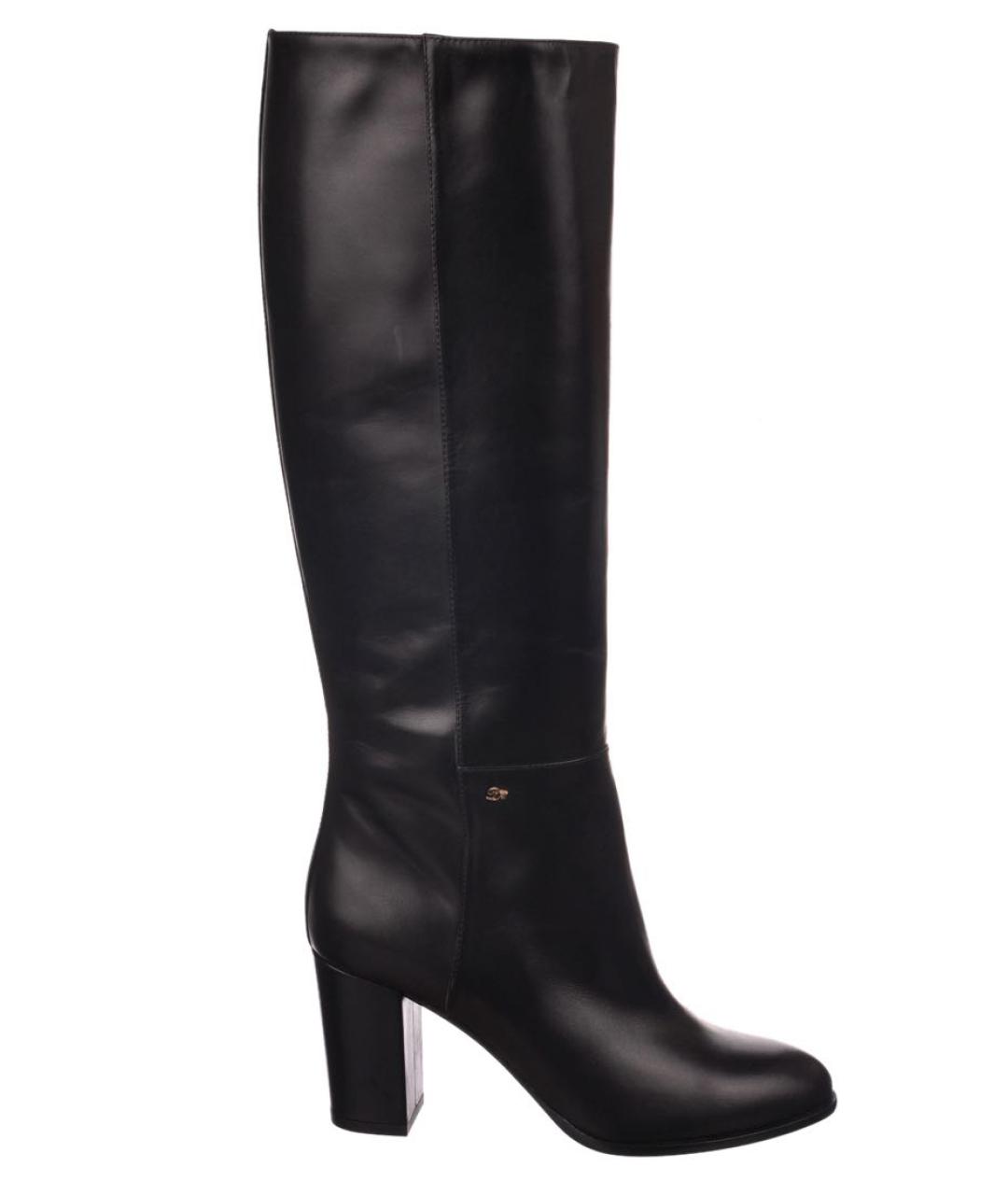 DSQUARED2 Черные кожаные сапоги, фото 9