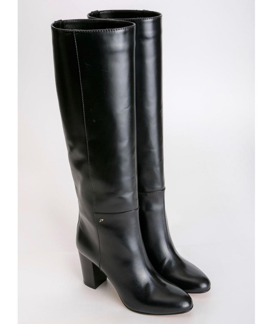 DSQUARED2 Черные кожаные сапоги, фото 3