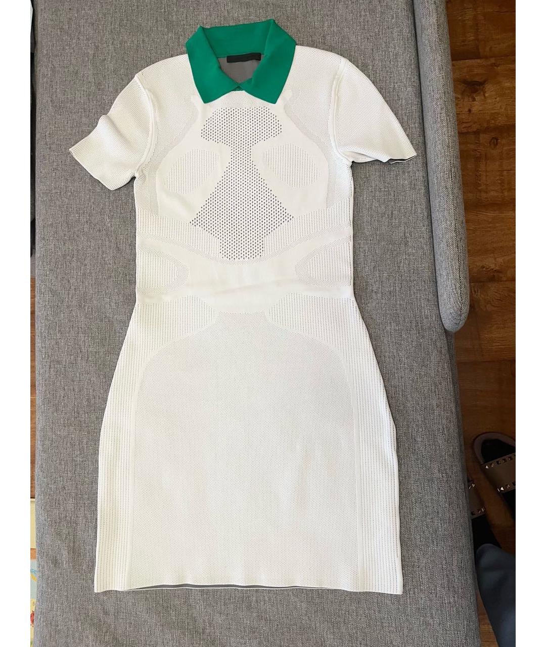 ALEXANDER WANG Белое вискозное повседневное платье, фото 5