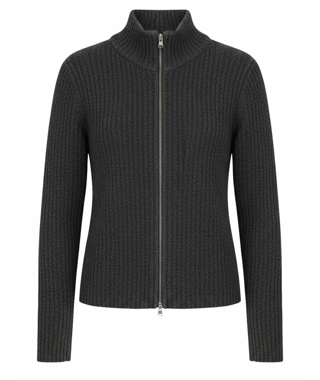 DOLCE&GABBANA Серый шерстяной кардиган, фото 1