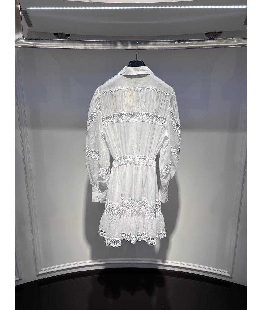 CHARO RUIZ Белое повседневное платье, фото 2