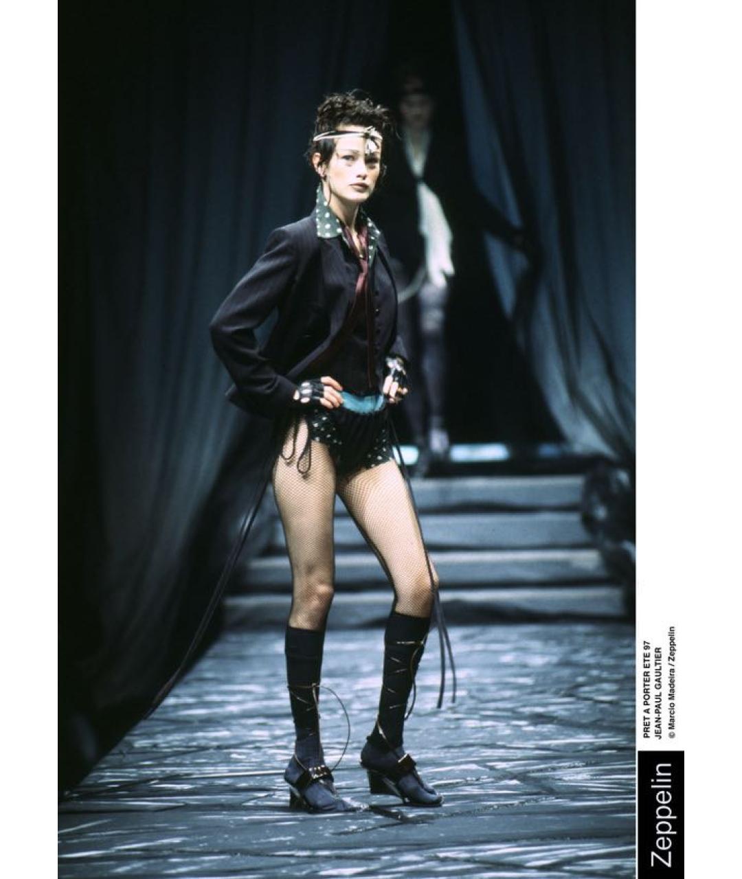 JEAN PAUL GAULTIER Темно-синяя блузы, фото 4