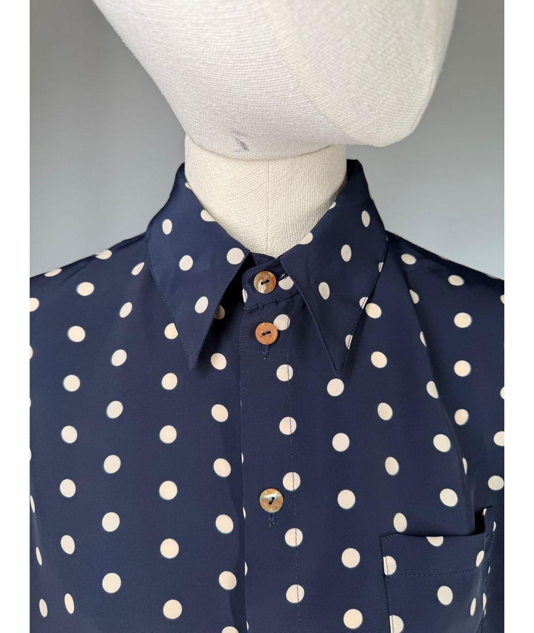 JEAN PAUL GAULTIER Темно-синяя блузы, фото 5