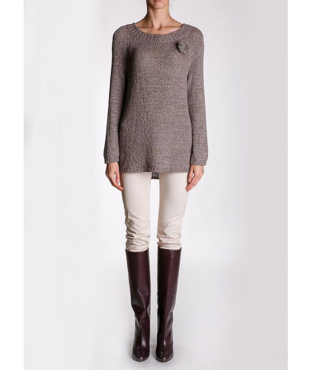 DSQUARED2 Бордовые кожаные сапоги, фото 6