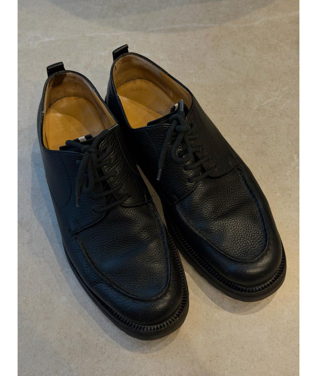 BALLY Черные кожаные туфли, фото 7