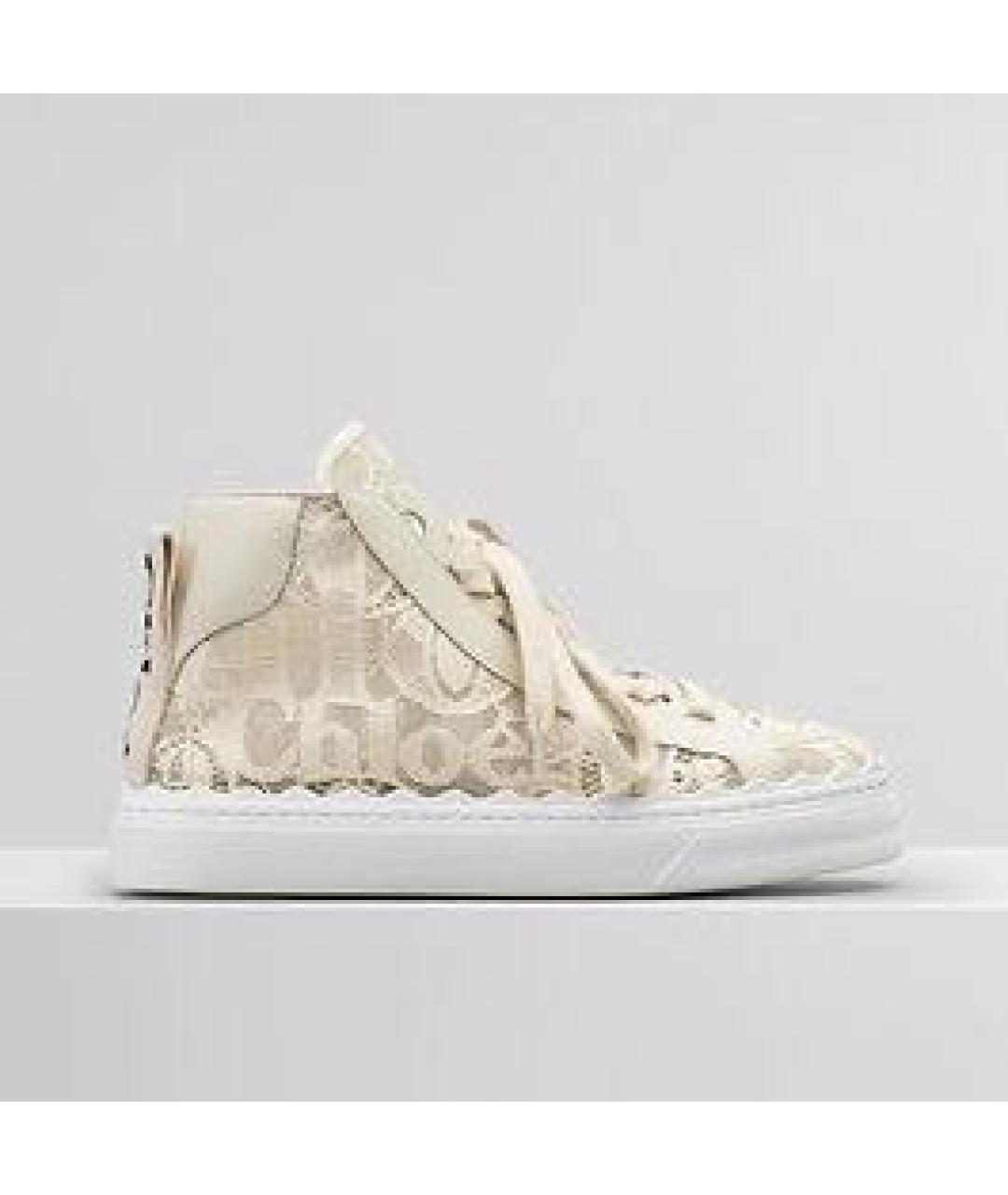 CHLOE Бежевые кроссовки, фото 7