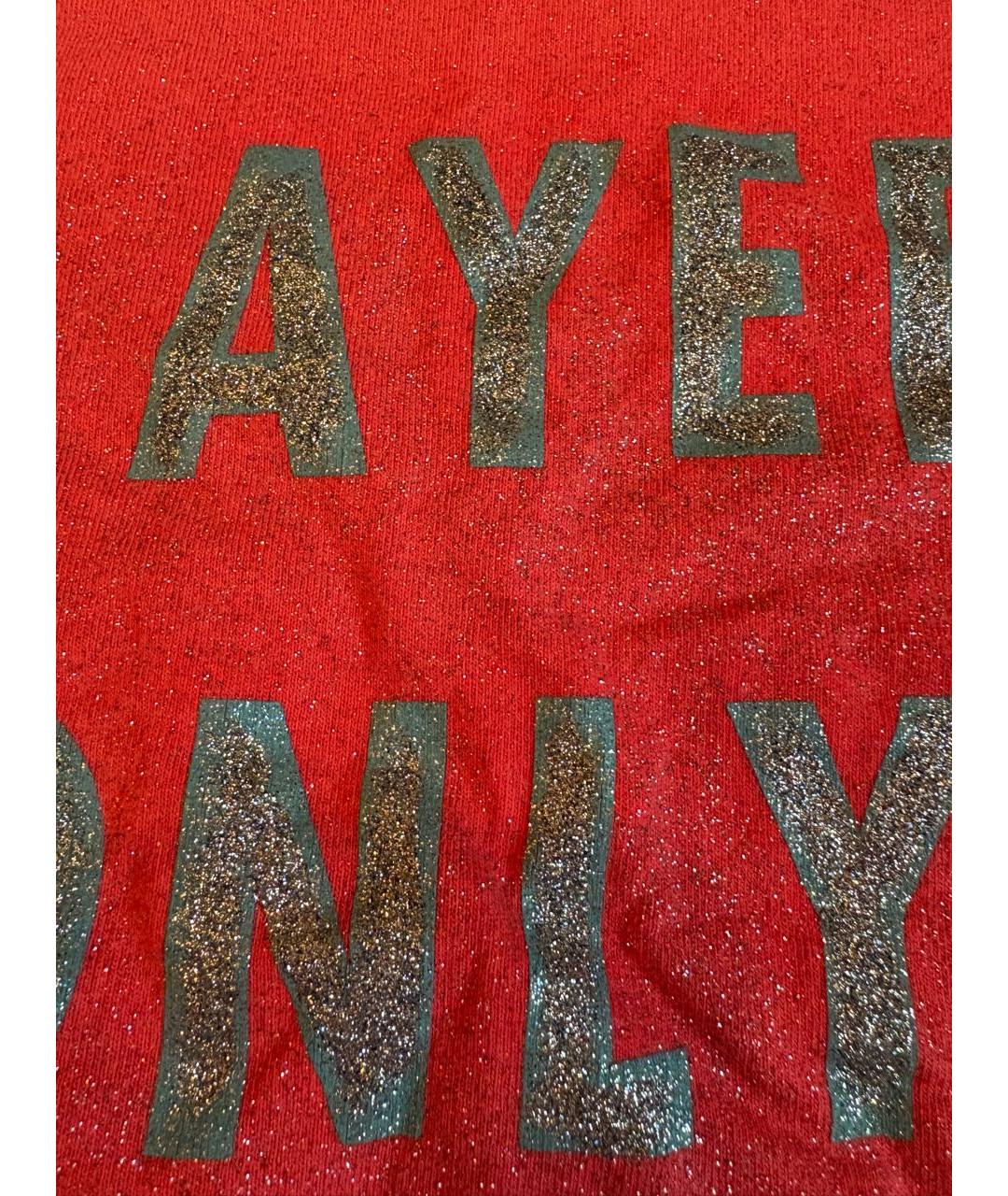 PAUL SMITH Коралловая хлопковая футболка, фото 3