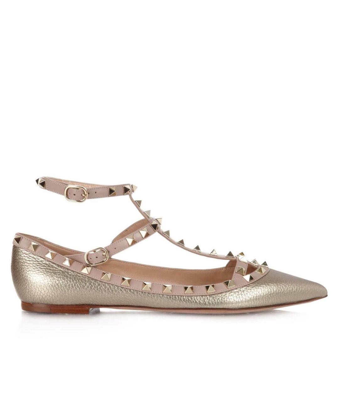 VALENTINO Бежевые кожаные туфли, фото 9