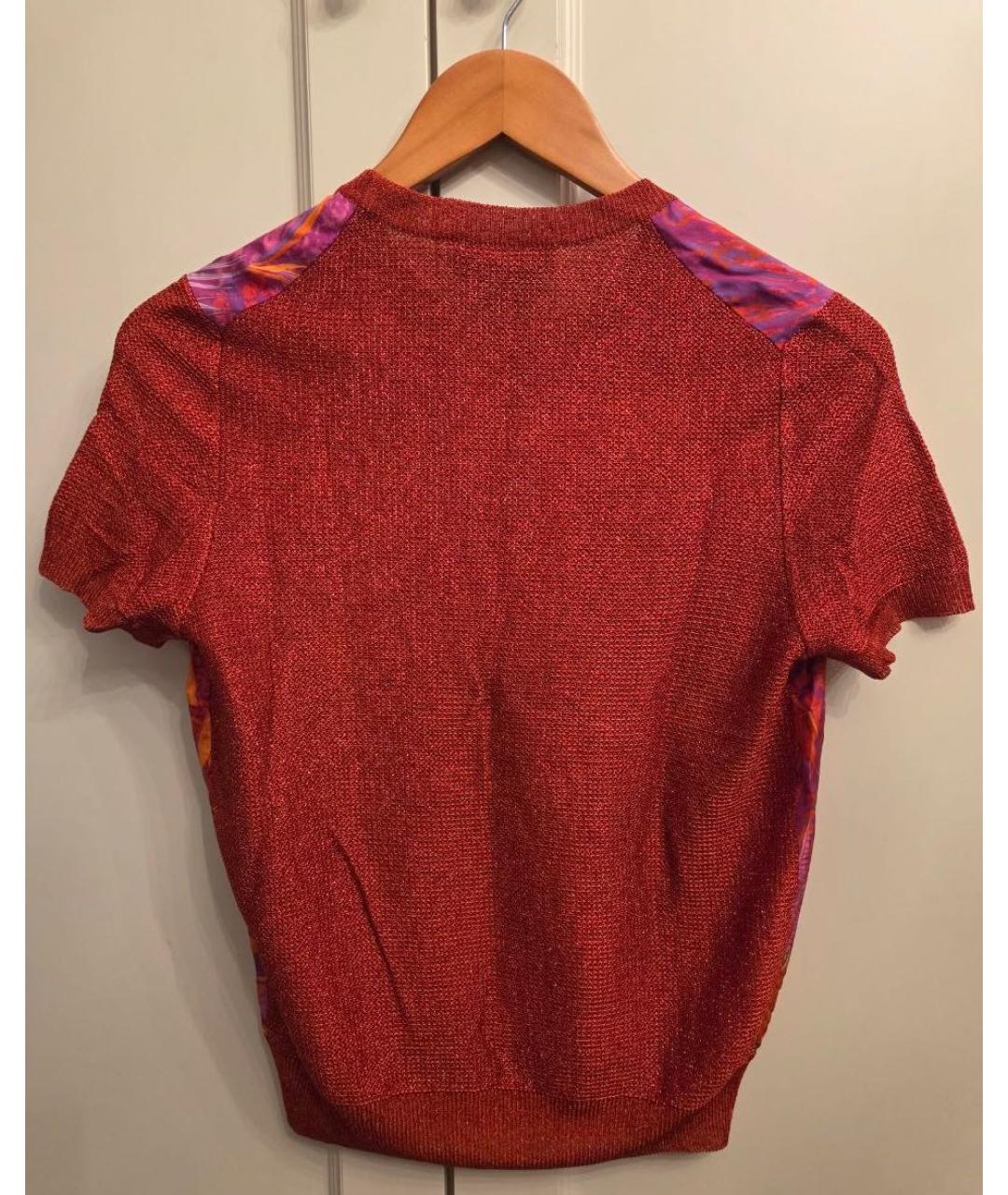 FERRAGAMO Мульти шелковая футболка, фото 2