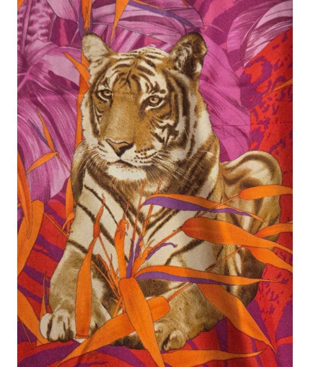 FERRAGAMO Мульти шелковая футболка, фото 5