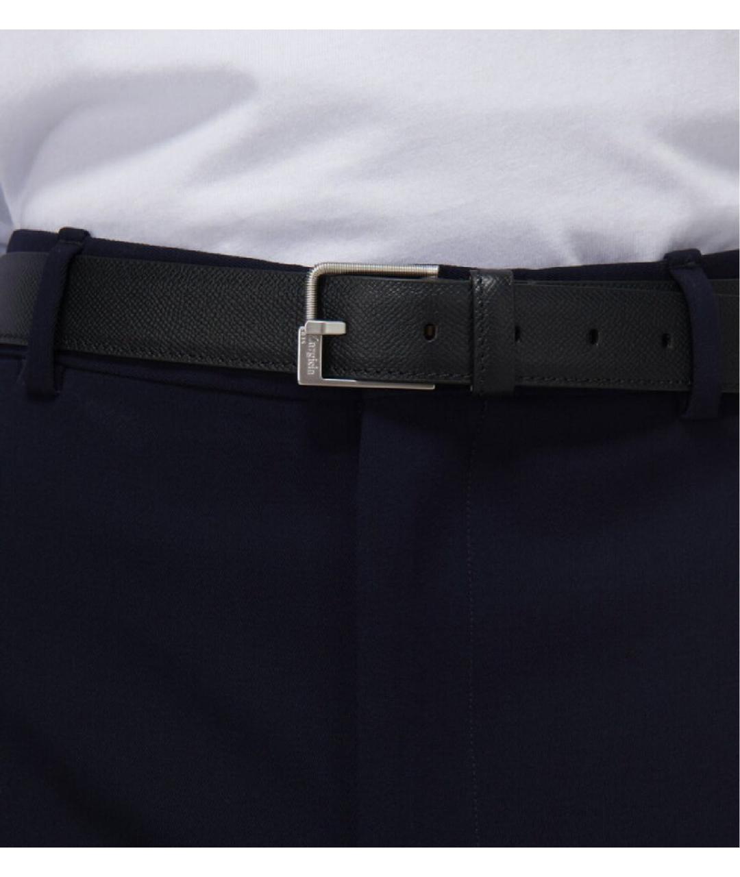 MAISON MARGIELA Черный кожаный ремень, фото 2