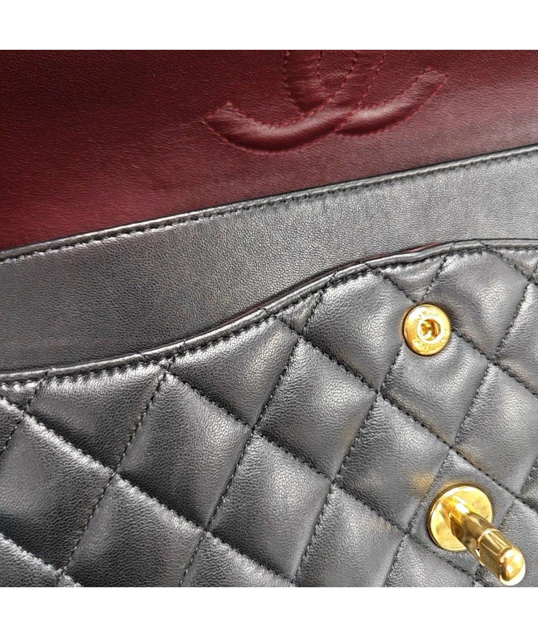 CHANEL Черная кожаная сумка через плечо, фото 5