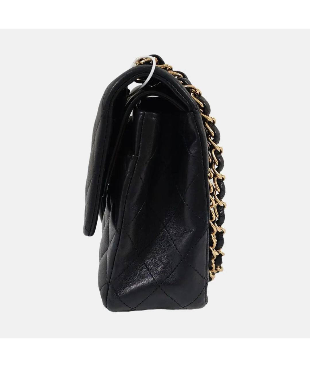 CHANEL Черная кожаная сумка через плечо, фото 2