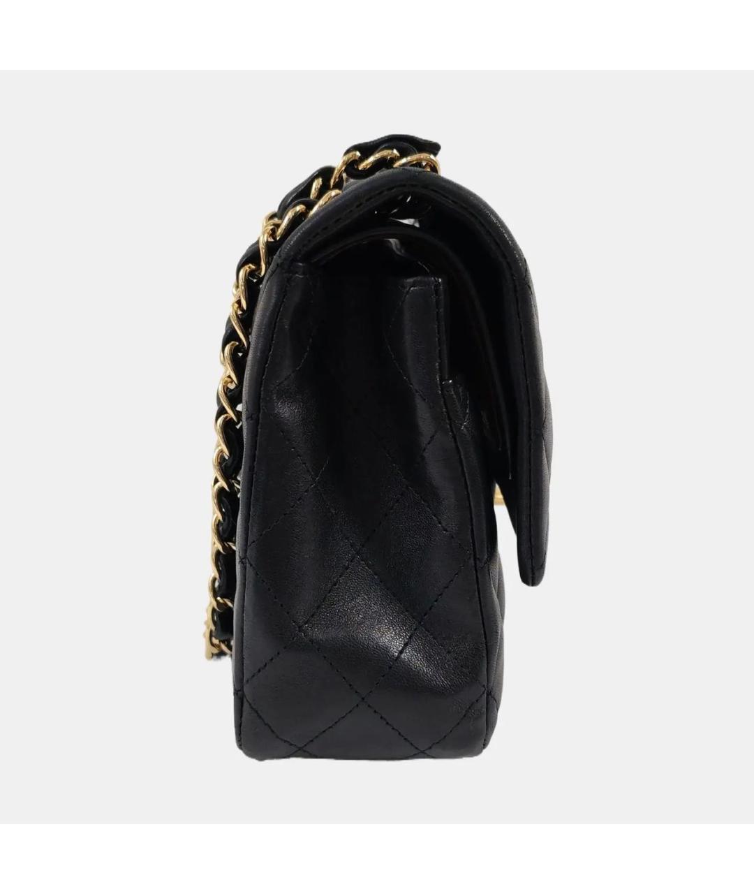 CHANEL Черная кожаная сумка через плечо, фото 3