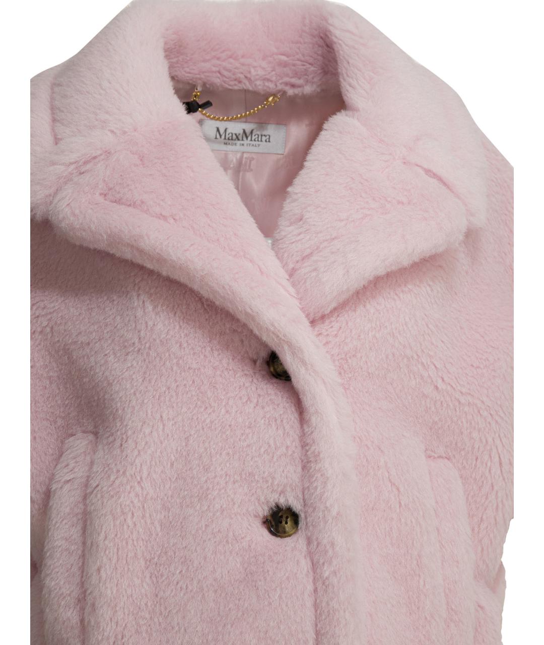 MAX MARA Бежевое шерстяное пальто, фото 3