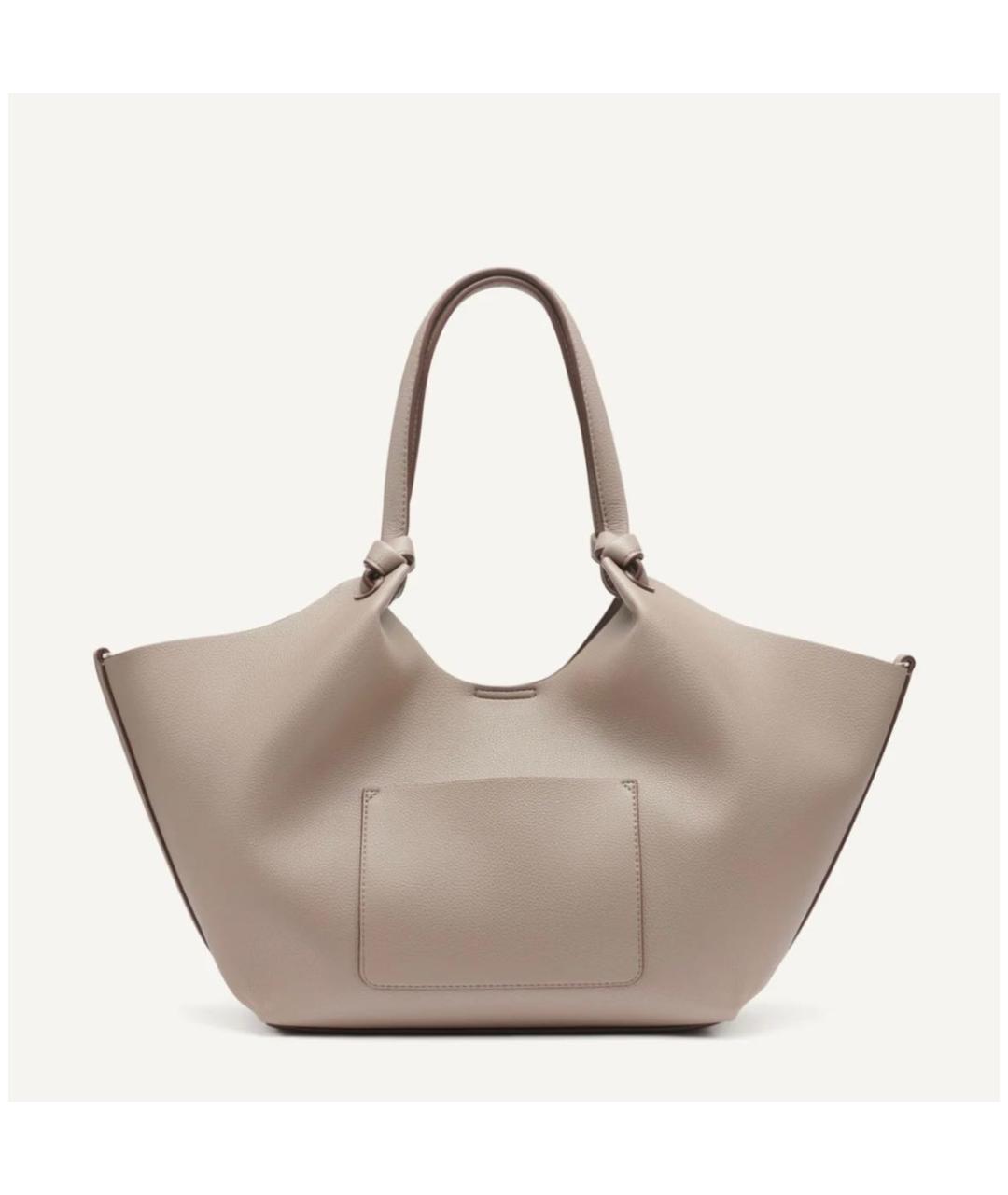 DKNY Серая сумка тоут из искусственной кожи, фото 4