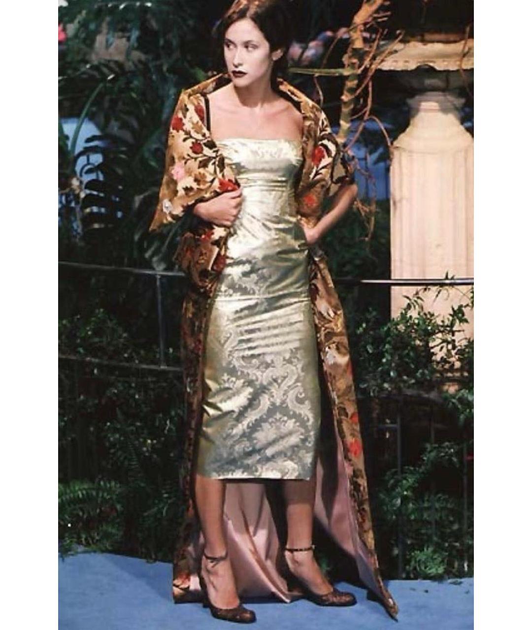 DOLCE&GABBANA Красное шелковое вечернее платье, фото 3