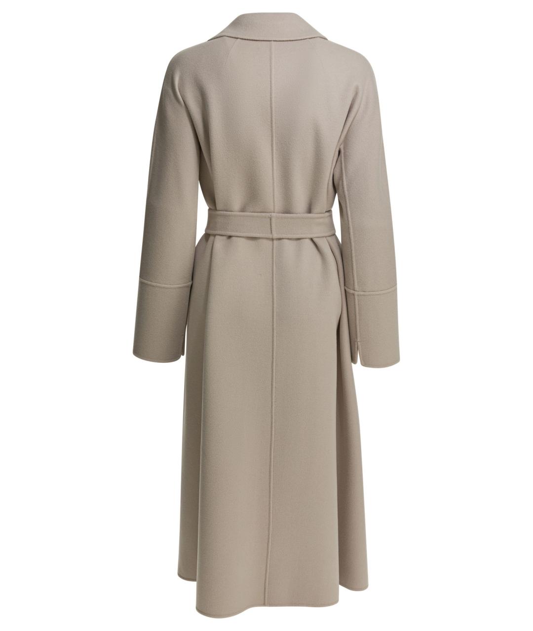 'S MAX MARA Бежевое шерстяное пальто, фото 2