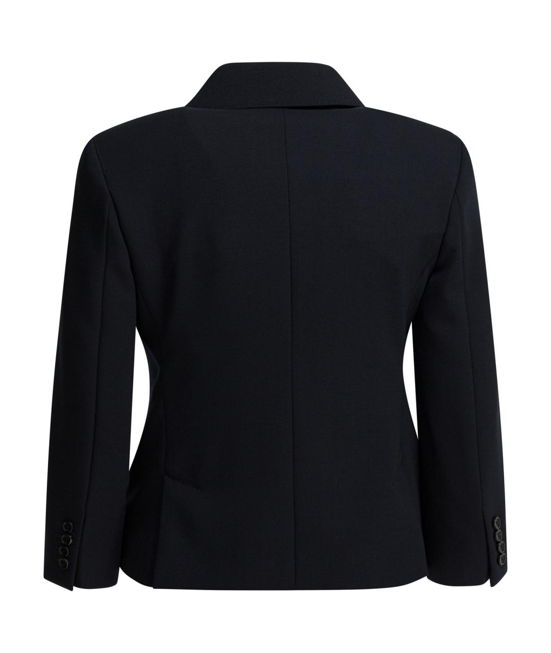 MAX MARA Синий шерстяной жакет/пиджак, фото 2