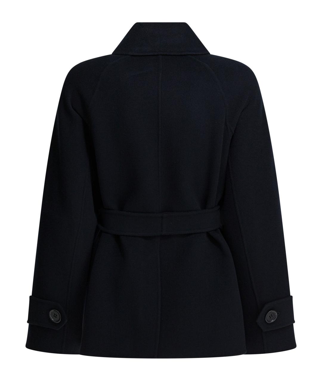 'S MAX MARA Синее шерстяное пальто, фото 2