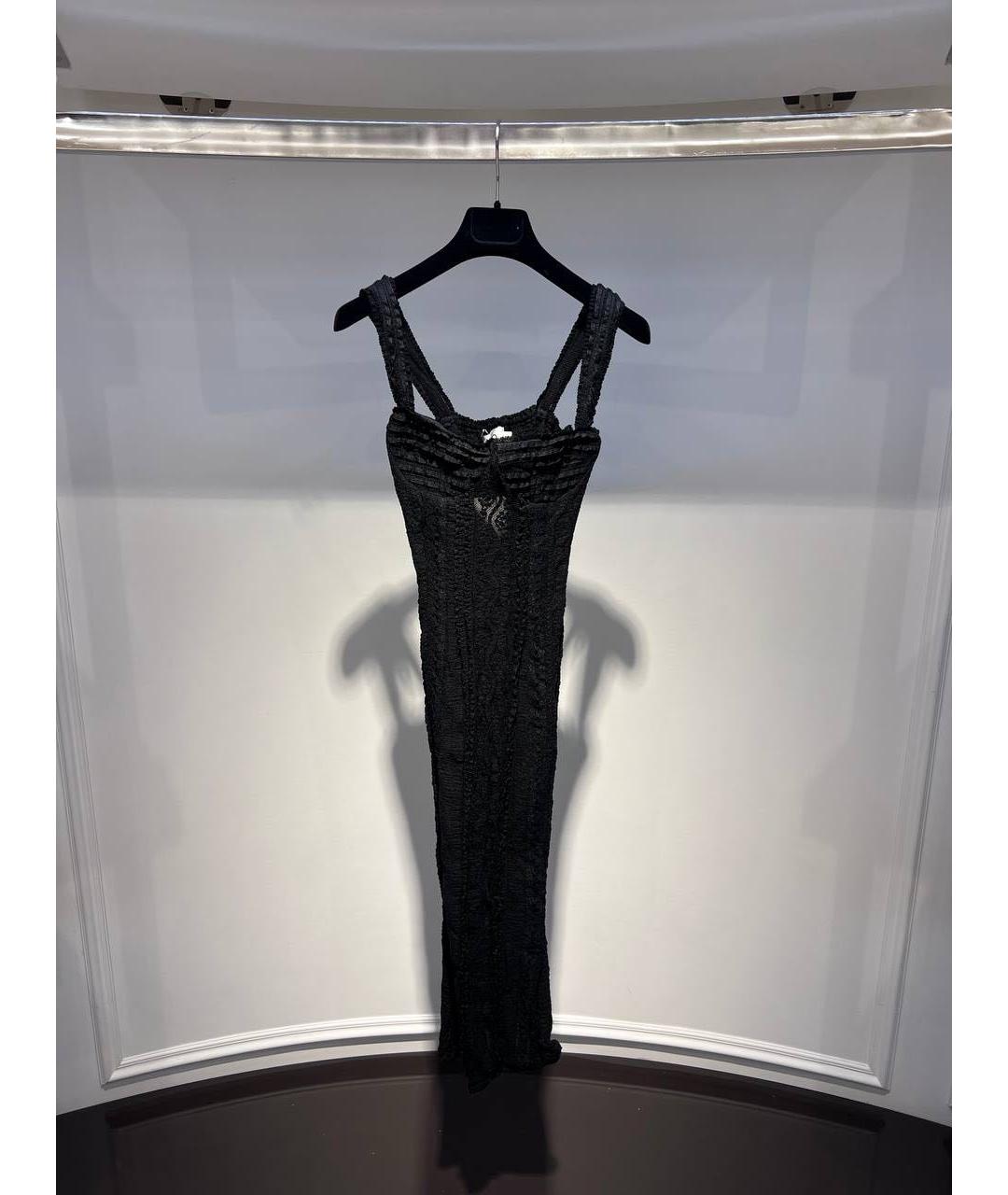 CHARO RUIZ Черное повседневное платье, фото 3