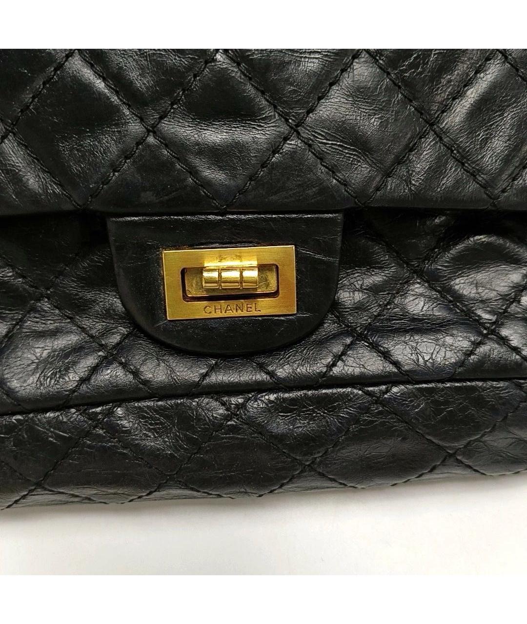 CHANEL Черная кожаная сумка через плечо, фото 6