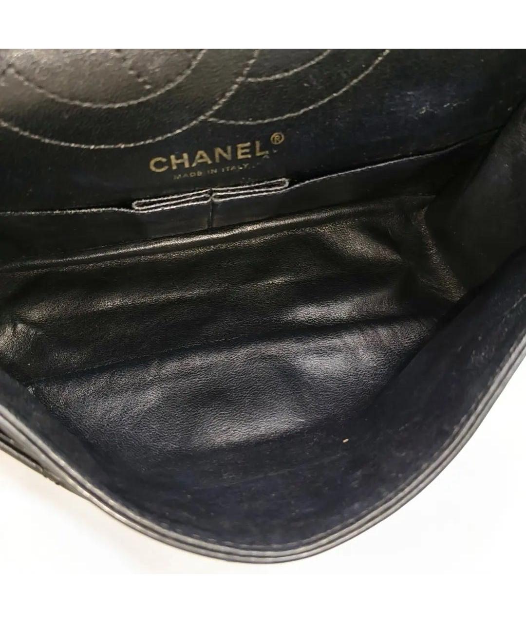 CHANEL Черная кожаная сумка через плечо, фото 4