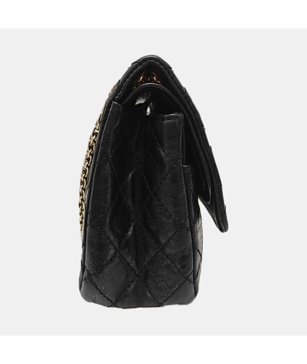 CHANEL Черная кожаная сумка через плечо, фото 3