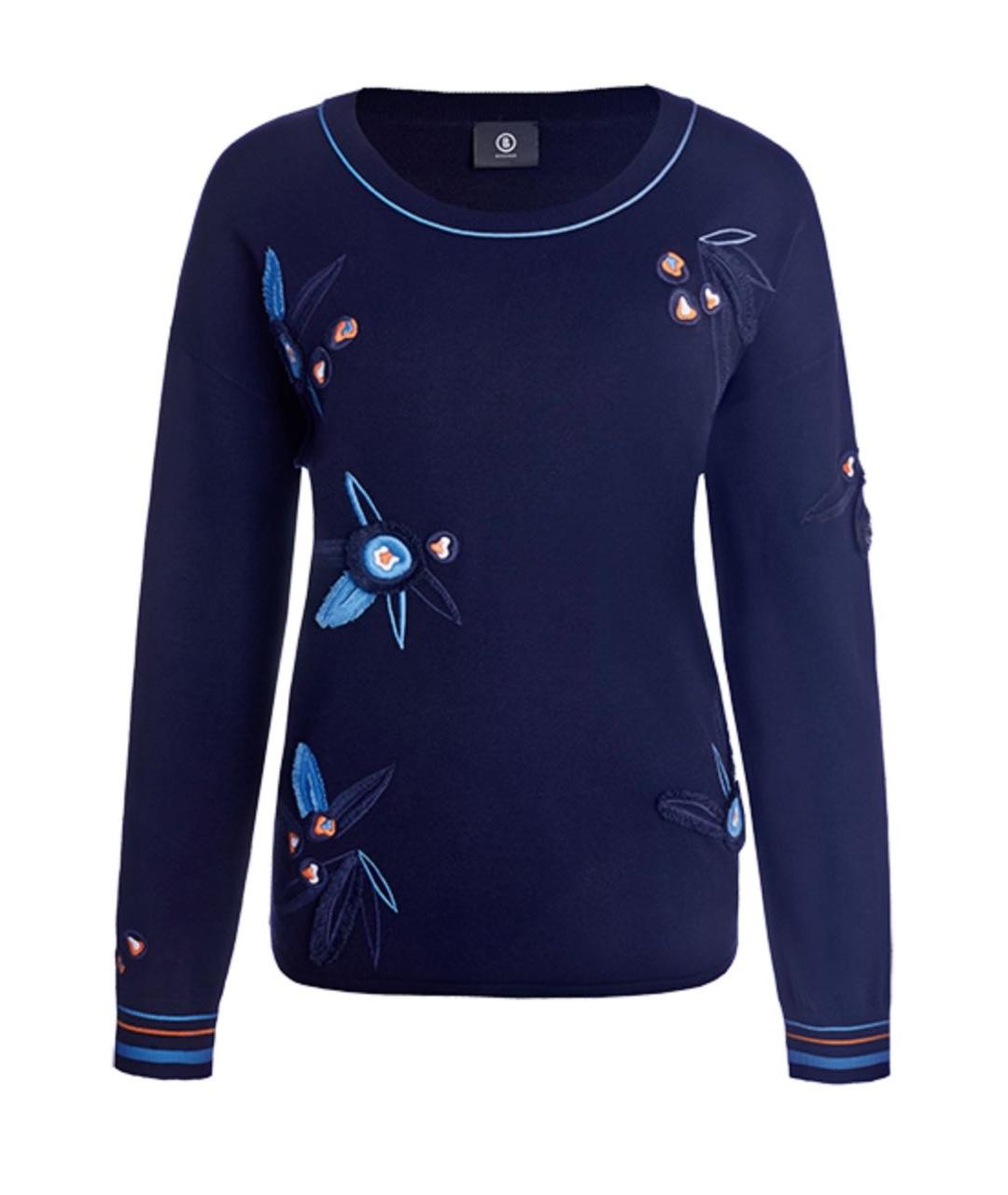 BOGNER Синий вискозный джемпер / свитер, фото 5