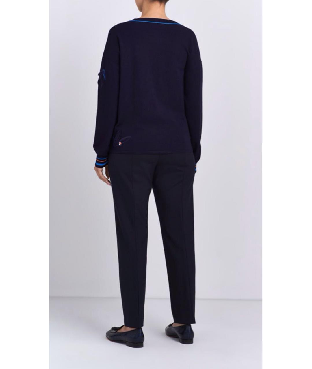 BOGNER Синий вискозный джемпер / свитер, фото 3