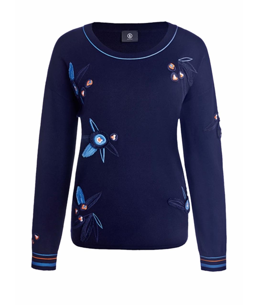 BOGNER Синий вискозный джемпер / свитер, фото 1