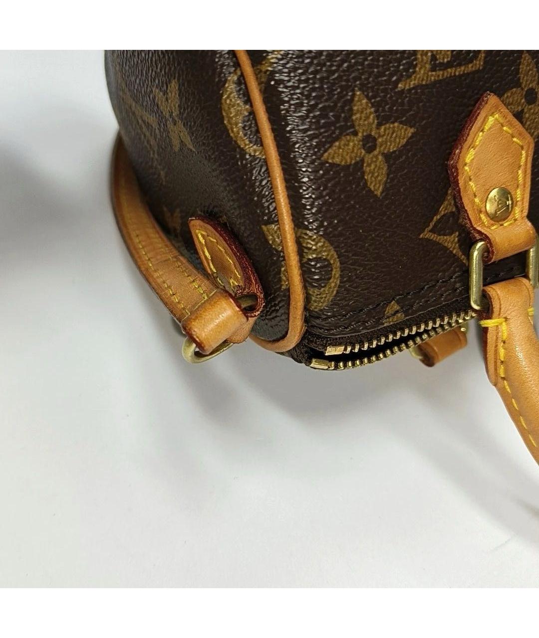 LOUIS VUITTON Коричневая сумка с короткими ручками, фото 8