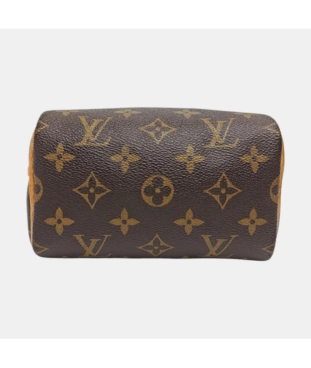 LOUIS VUITTON Коричневая сумка с короткими ручками, фото 5