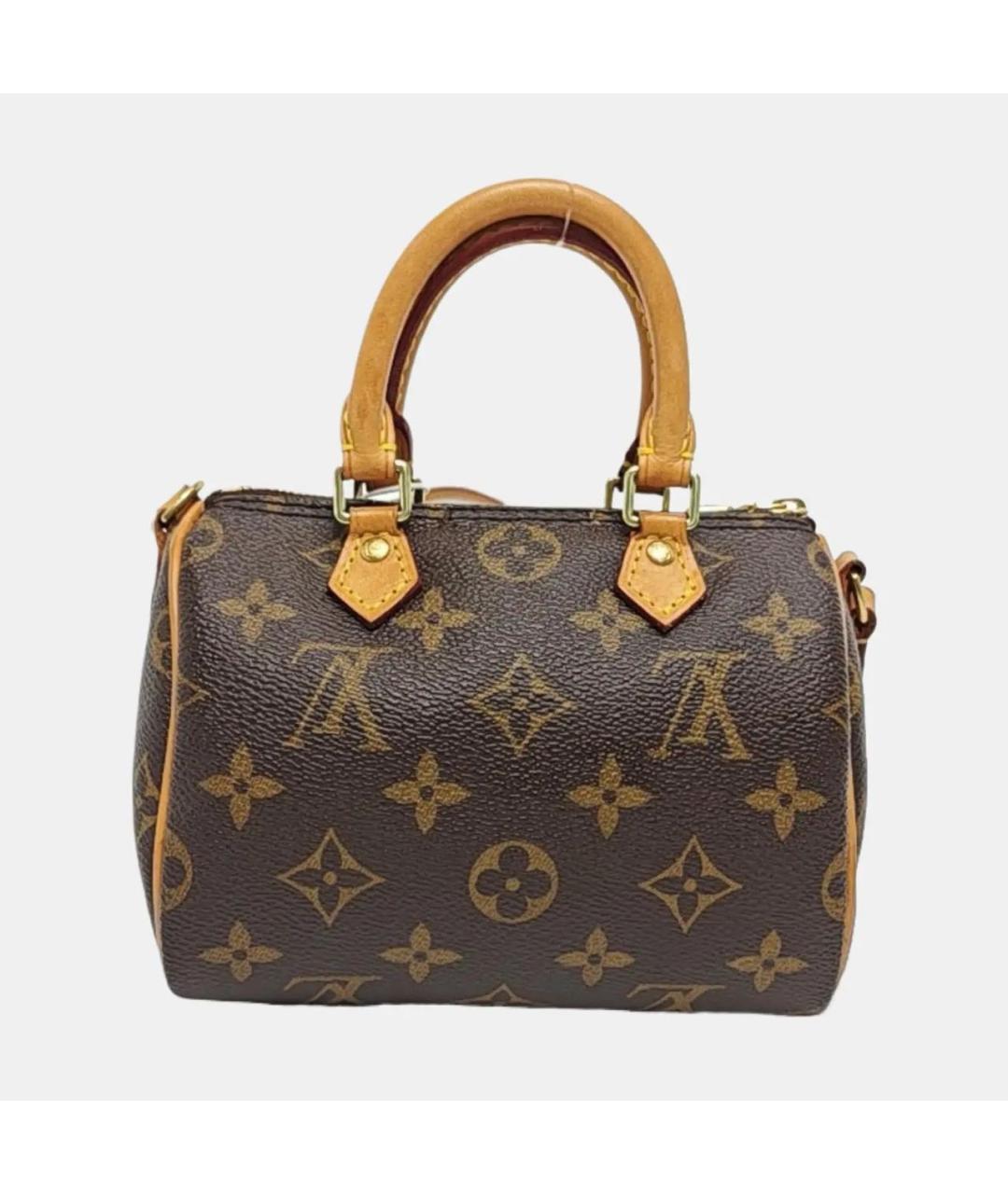 LOUIS VUITTON Коричневая сумка с короткими ручками, фото 4