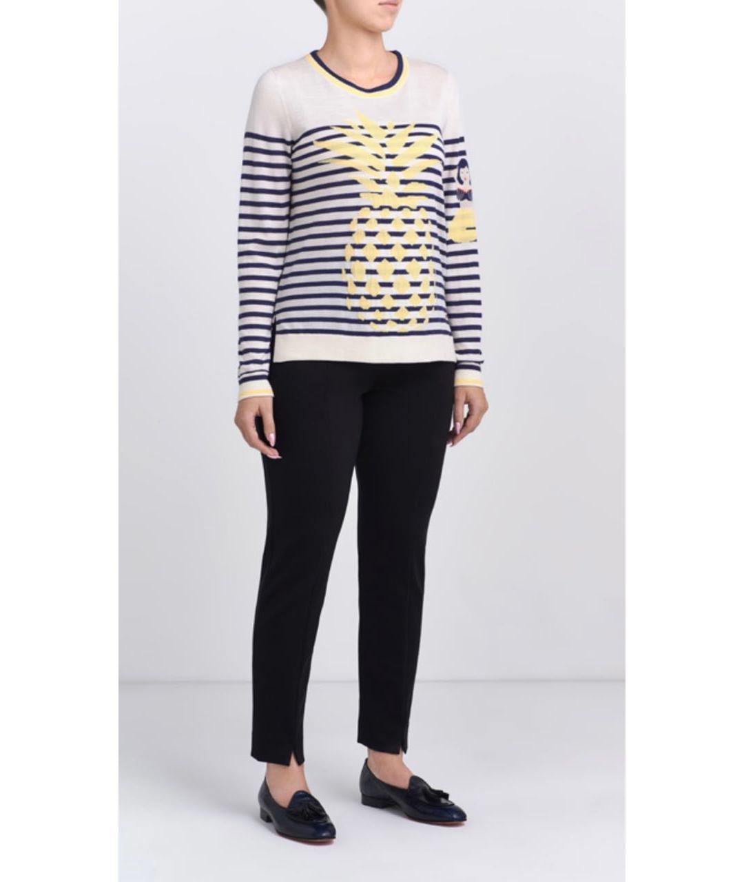 BOGNER Белый шерстяной джемпер / свитер, фото 2