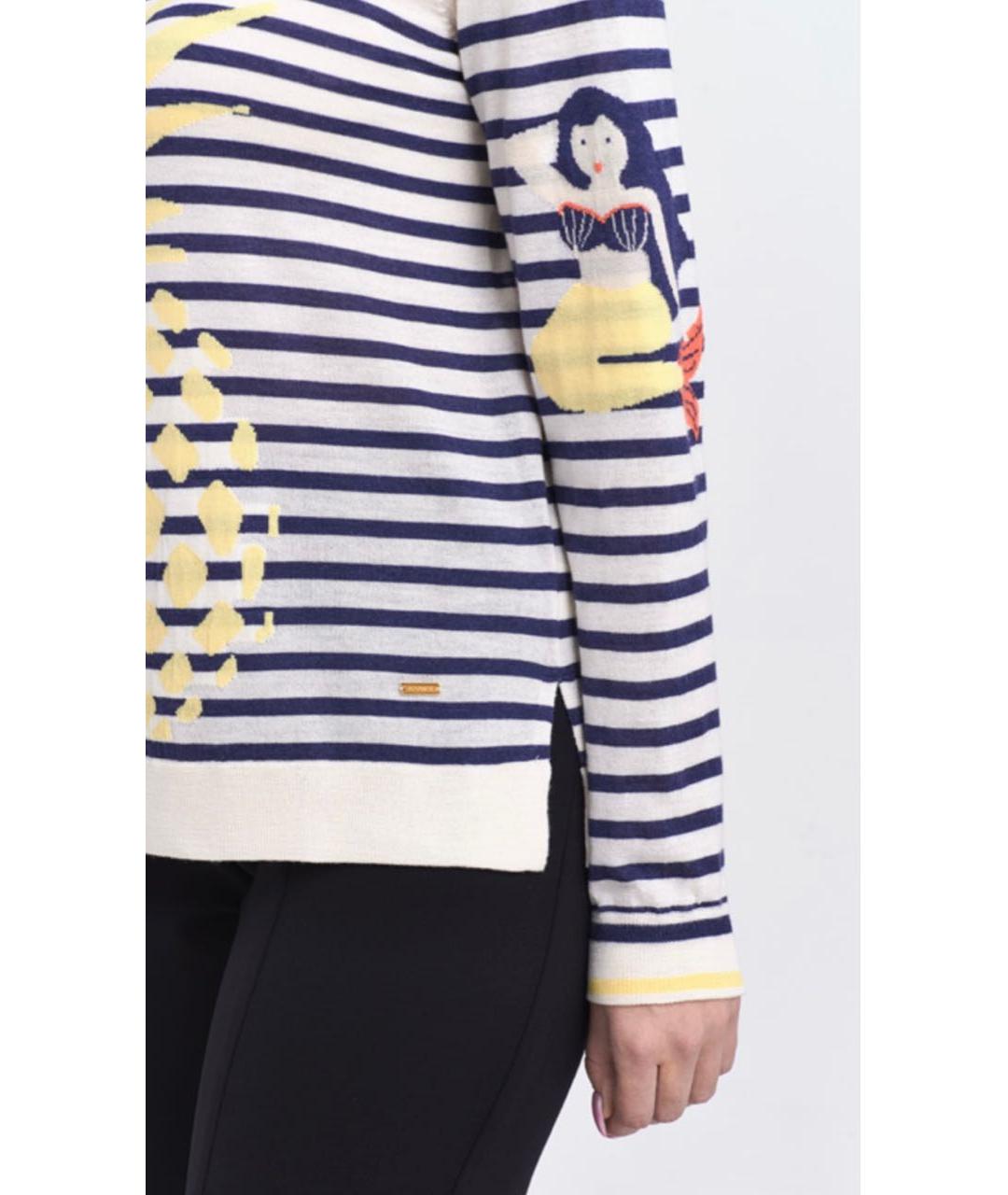 BOGNER Белый шерстяной джемпер / свитер, фото 4