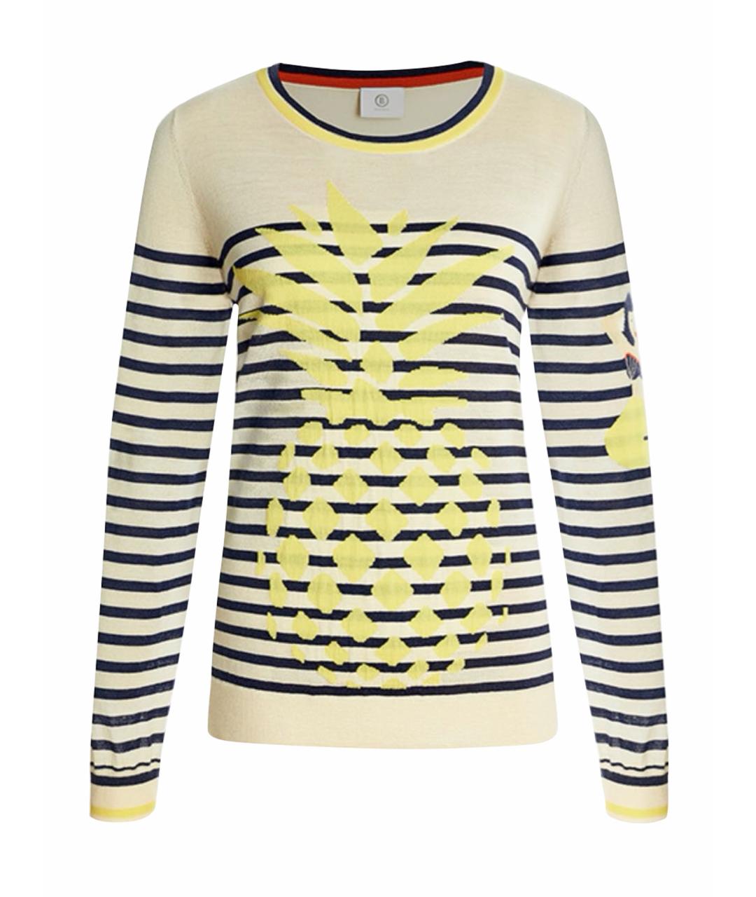 BOGNER Белый шерстяной джемпер / свитер, фото 1