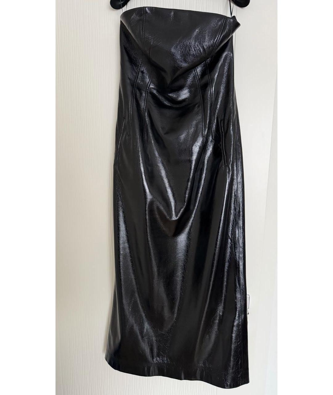 THE ANDAMANE Черное полиэстеровое вечернее платье, фото 5