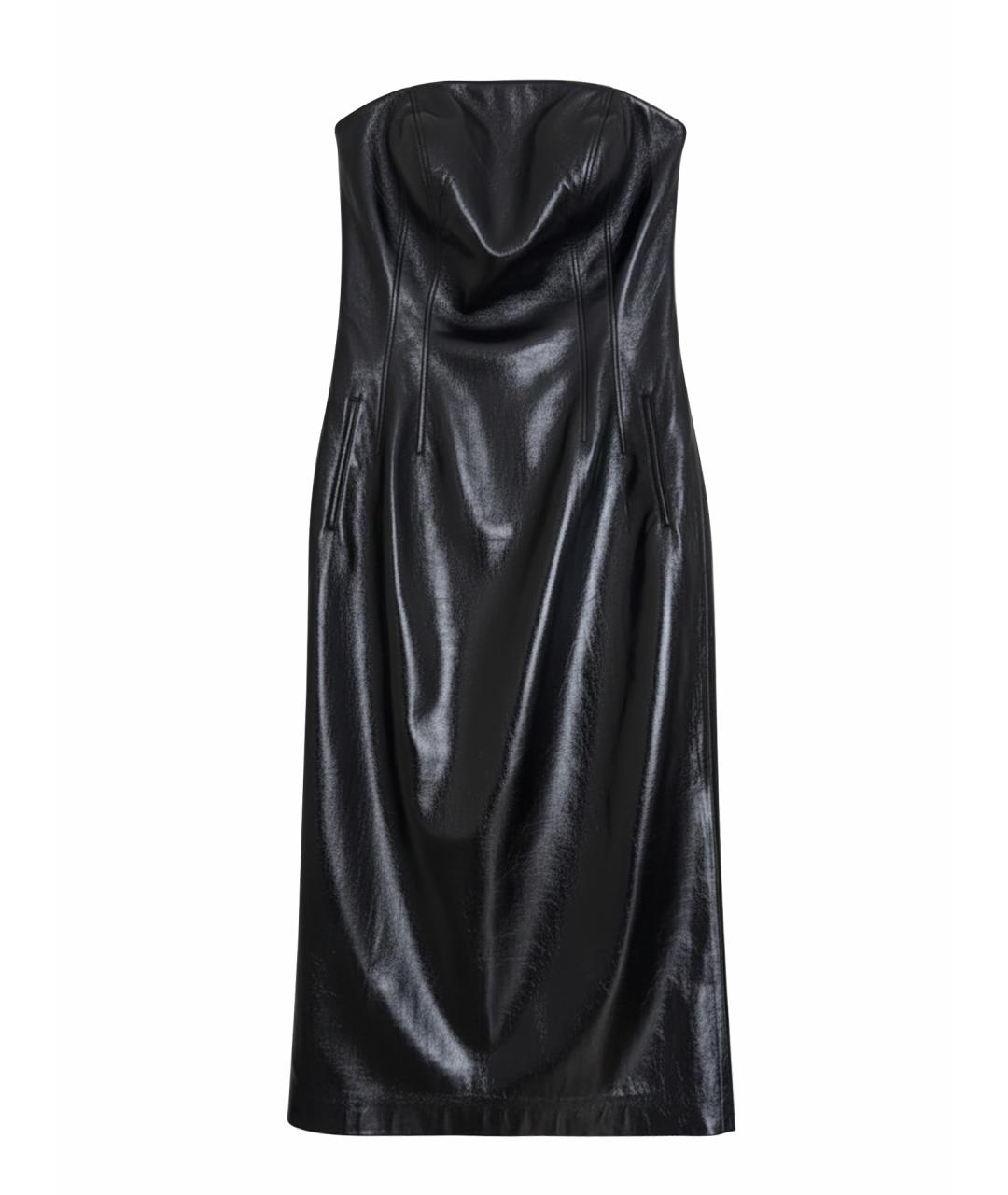 THE ANDAMANE Черное полиэстеровое вечернее платье, фото 1