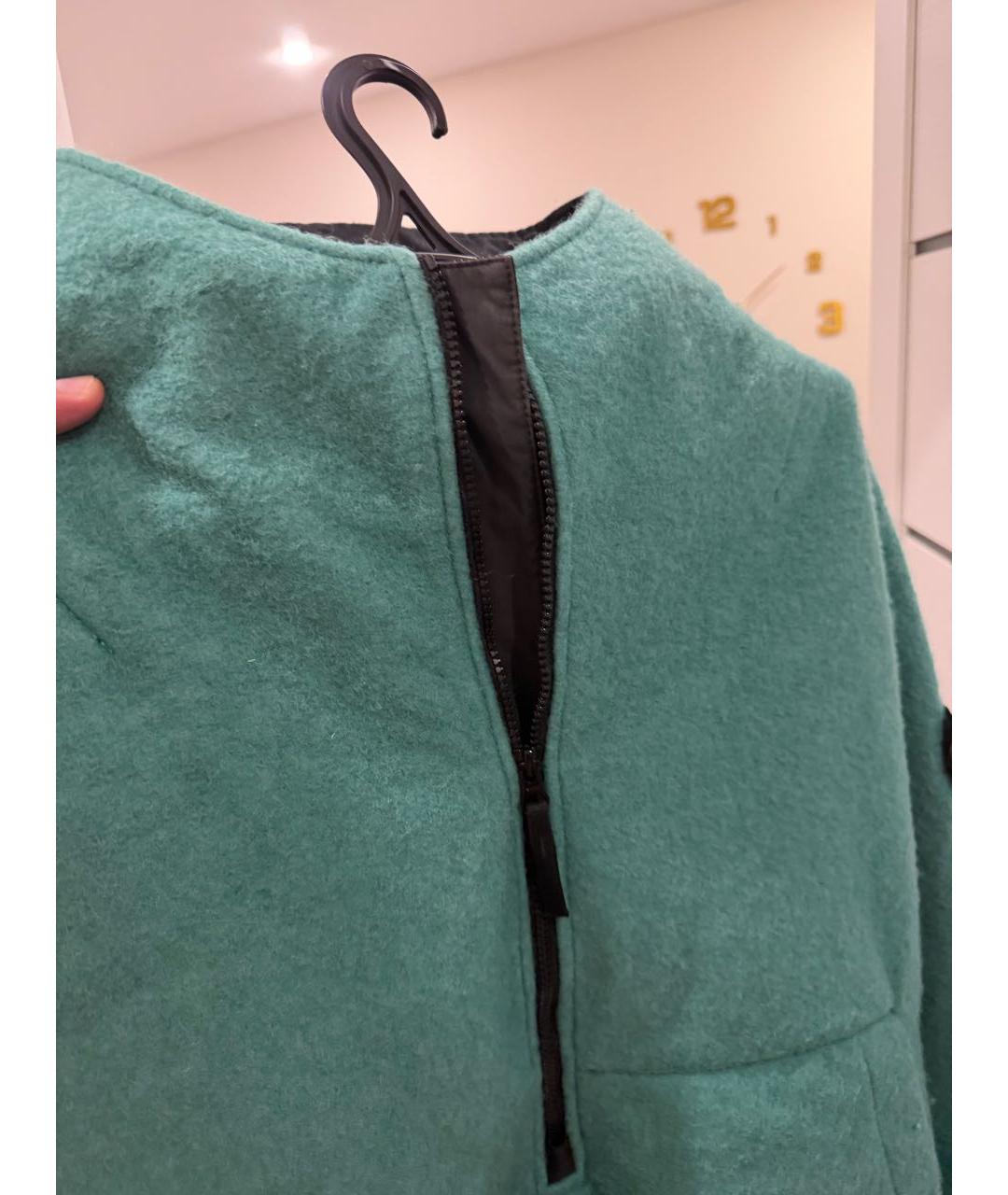 STONE ISLAND SHADOW PROJECT Бирюзовая шерстяная куртка, фото 4