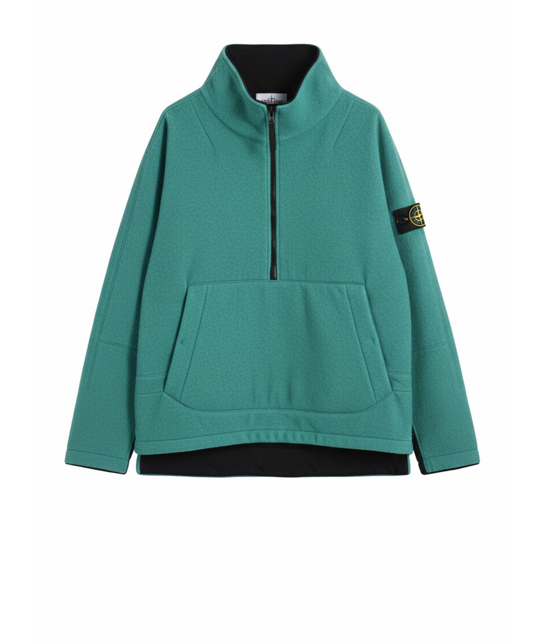 STONE ISLAND SHADOW PROJECT Бирюзовая шерстяная куртка, фото 1