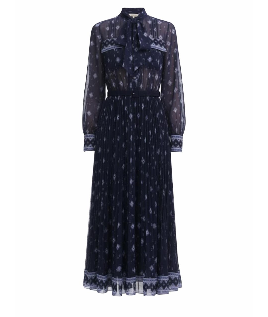 SELF-PORTRAIT Синее полиэстеровое коктейльное платье, фото 3