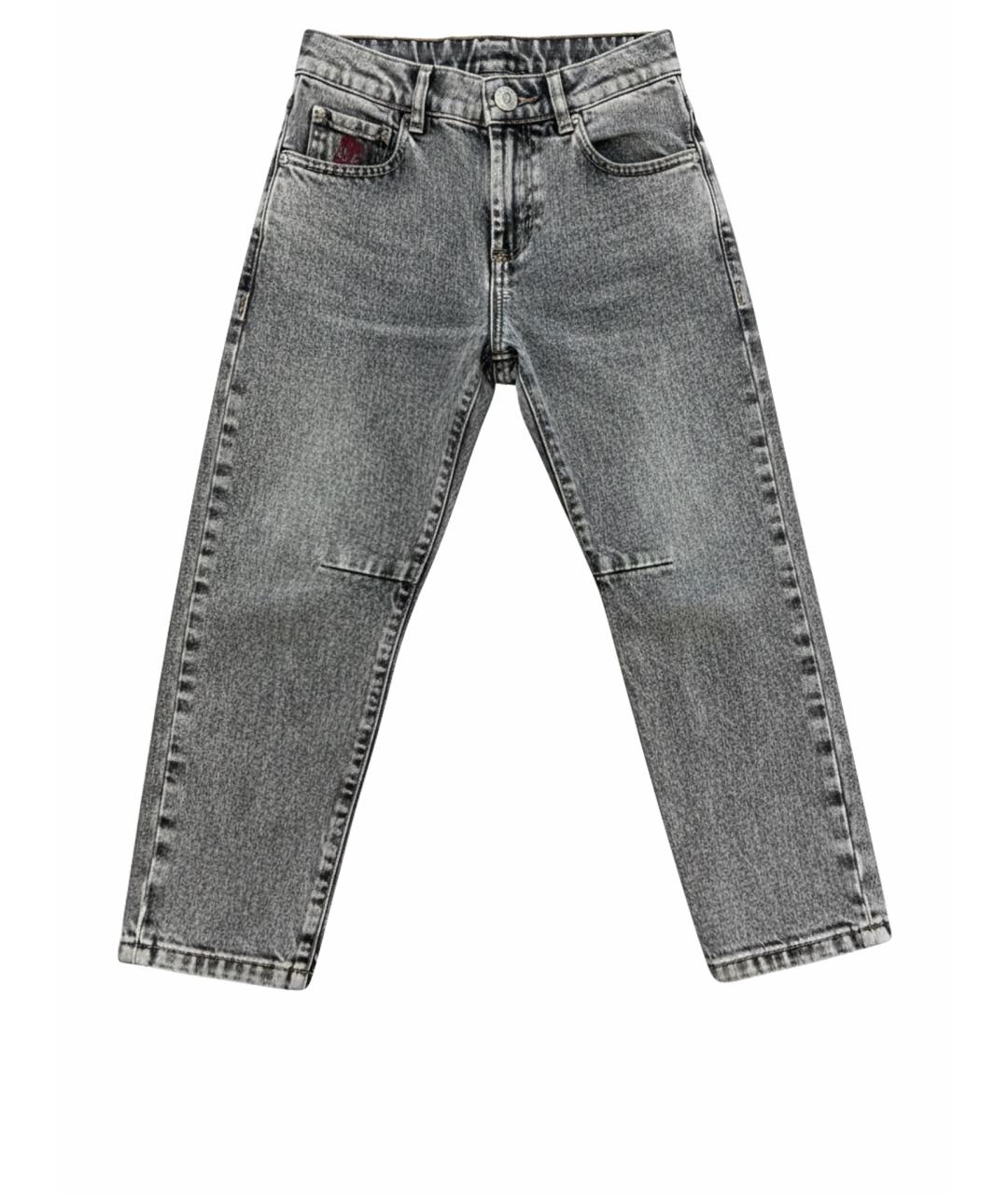 BRUNELLO CUCINELLI Серые деним детские джинсы, фото 1