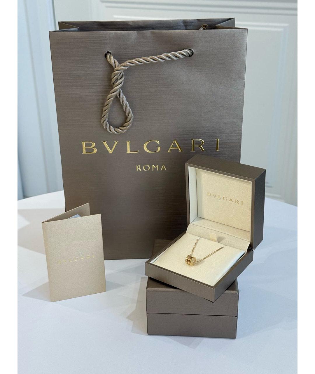 BVLGARI Золотое колье из желтого золота, фото 5