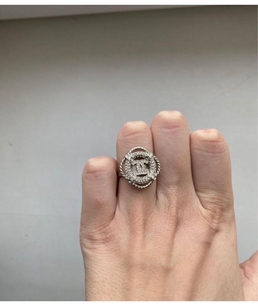 CHANEL Серебряное металлическое кольцо, фото 3