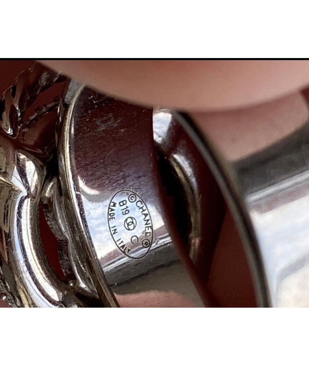 CHANEL Серебряное металлическое кольцо, фото 6